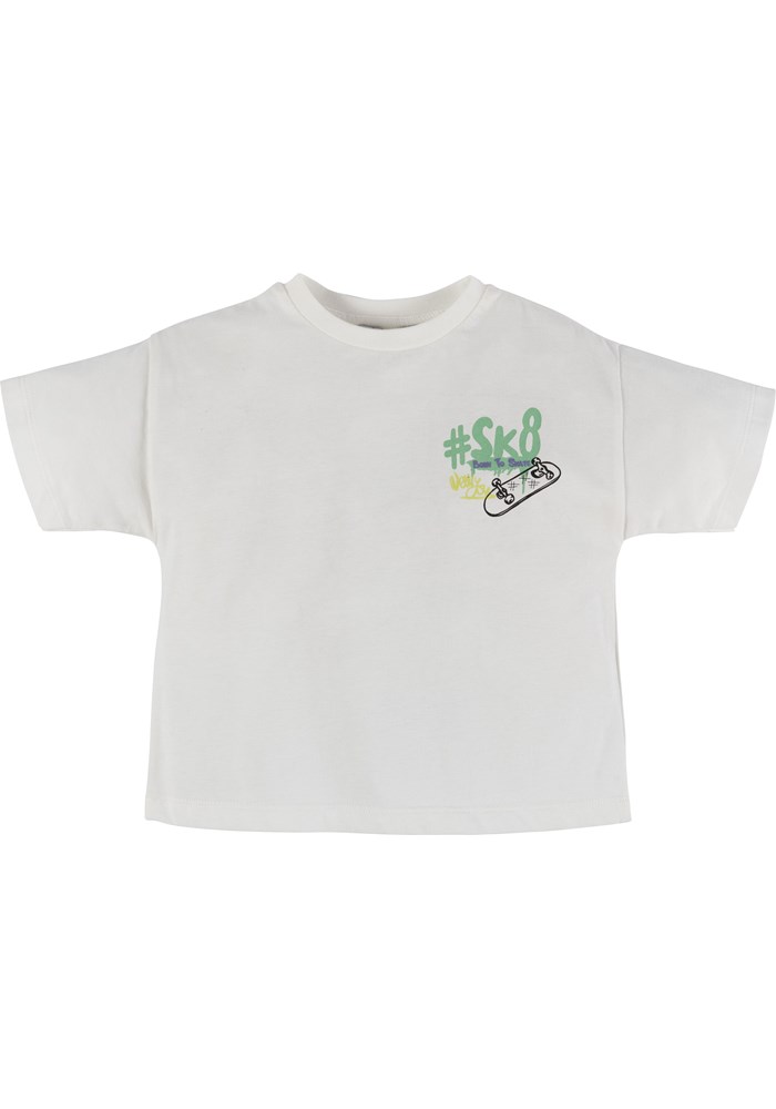 Baski Detayli T-Shirt 16478