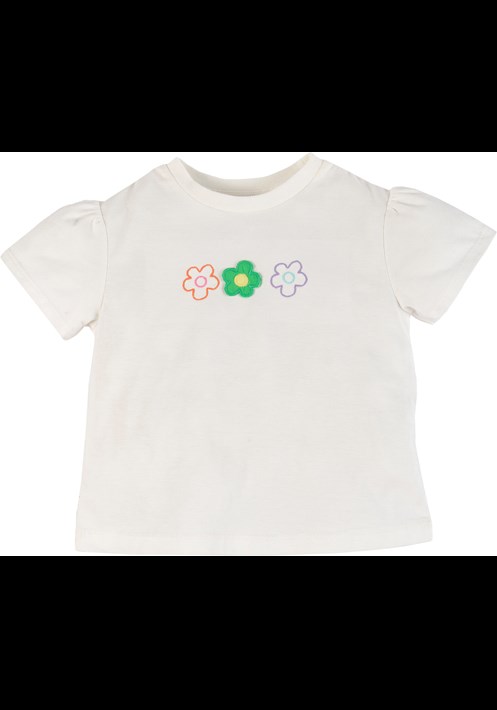 Çiçek Nakisli T-Shirt 16653 1