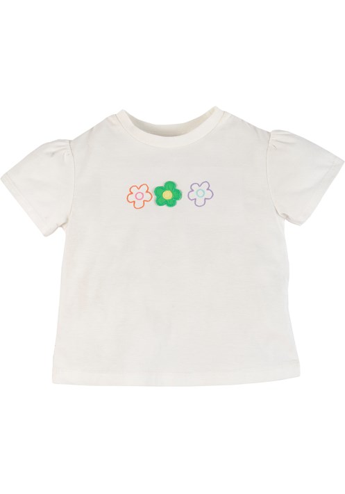 Çiçek Nakisli T-Shirt 16653 1