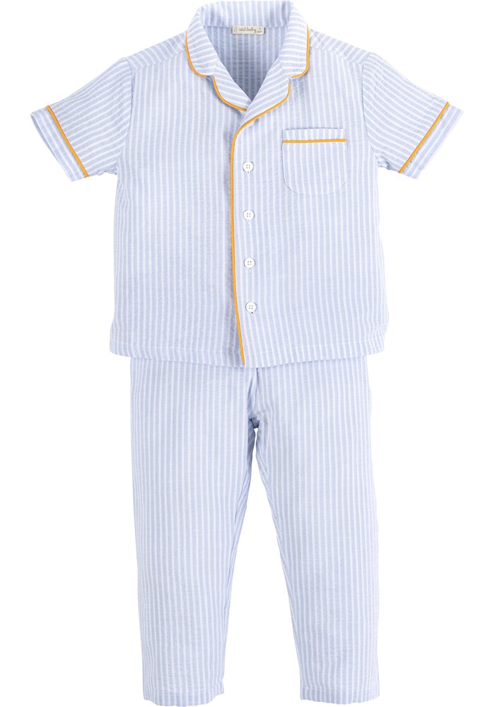 Çizgili Pijama Takimi 17543